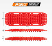 Bunker Indust Recovery Tracks Farm Jack Base 10T Board Sand Mud Snow OffRoad 4WD - Red by Kiwi Offroad