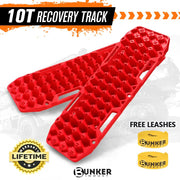 BUNKER INDUST Pair 10T Recovery Tracks - Red by Kiwi Offroad