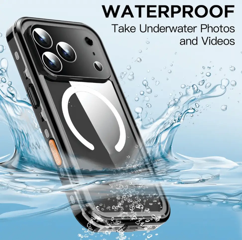 Redpepper MagSafe Waterproof Case for iPhone 17 Pro | Full Protection by techplus