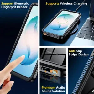 techplus RedPepper Samsung Galaxy S26 FE Waterproof Case IP68 Full Body Protection RedPepper Samsung Galaxy S26 FE Waterproof Case IP68