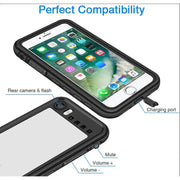 techplus Redpepper Waterproof Case for iPhone 7 Black Redpepper Waterproof Case For iPhone 7 Black