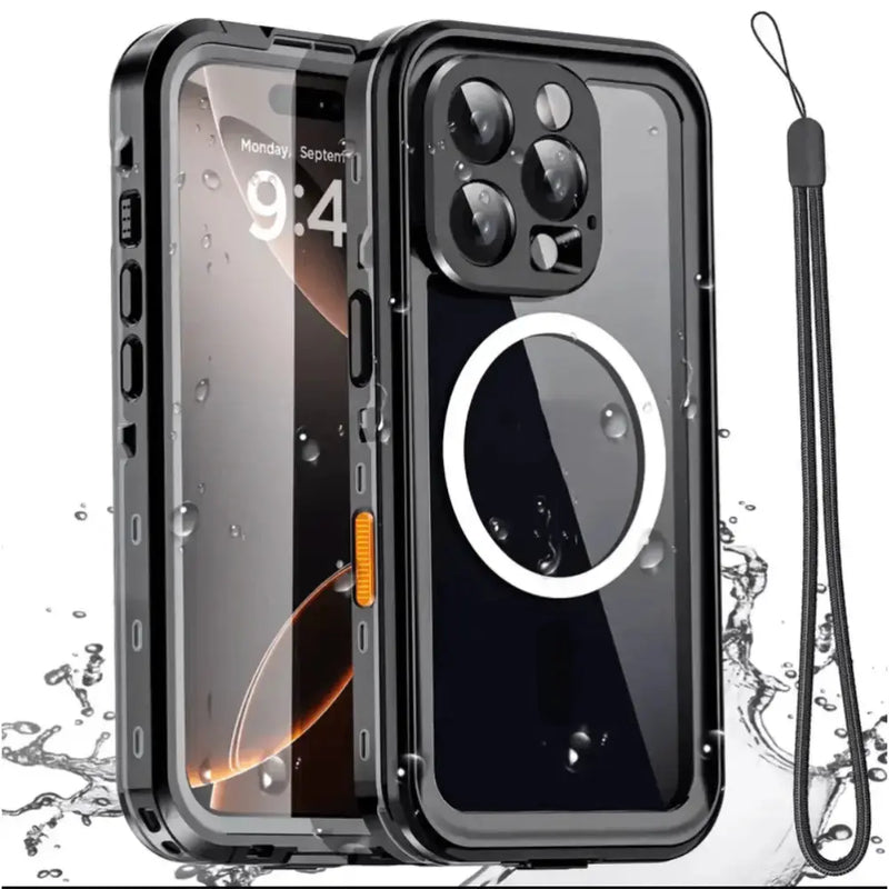 techplus Redpepper Waterproof MagSafe Case for iPhone 16 Pro Max | Shockproof Rugged Waterproof MagSafe Case For iPhone 16 Pro Max