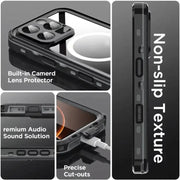 Redpepper Waterproof MagSafe Case for iPhone 16 Pro | Shockproof Cover by techplus