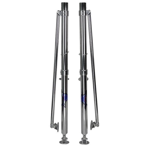 Reelax Outrigger Base Junior 600 (Pr) middle weight scissor arm outriggers for 5.5 or 6.1m poles.