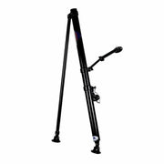 Reelax Outrigger Base Mini 1000mm Black (Pr) showing a sturdy black support with adjustable features.