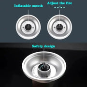Refillable Butane Gas Lighter – Adjustable Flame by Habicare