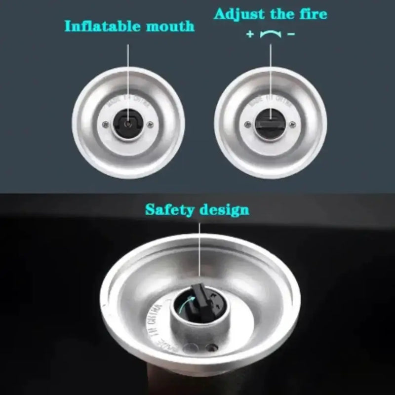 Refillable Butane Gas Lighter – Adjustable Flame by Habicare