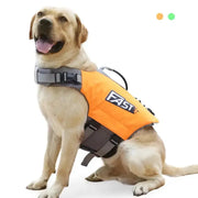 Reflective Dog Life Jacket – Adjustable Summer Swimming Vest by Habicare