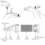 Refractometer - Alcohol (0-80% Alcohol) by 9eight5