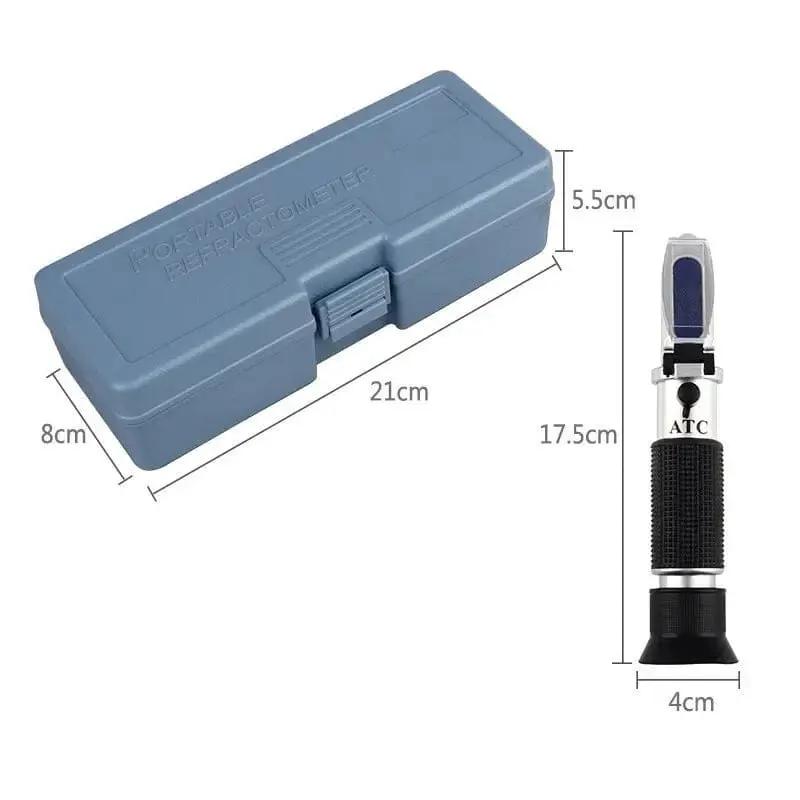 Refractometer - Sugar (Dual Scale: Brix 0-32% & 1.000-1.120 Specific Gravity) by 9eight5