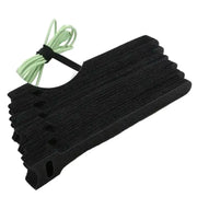 Habicare Releasable Black Nylon Hook & Loop Cable Ties 15/20/25/30cm Releasable Black Nylon Hook & Loop Cable Ties 15/20/25/30cm