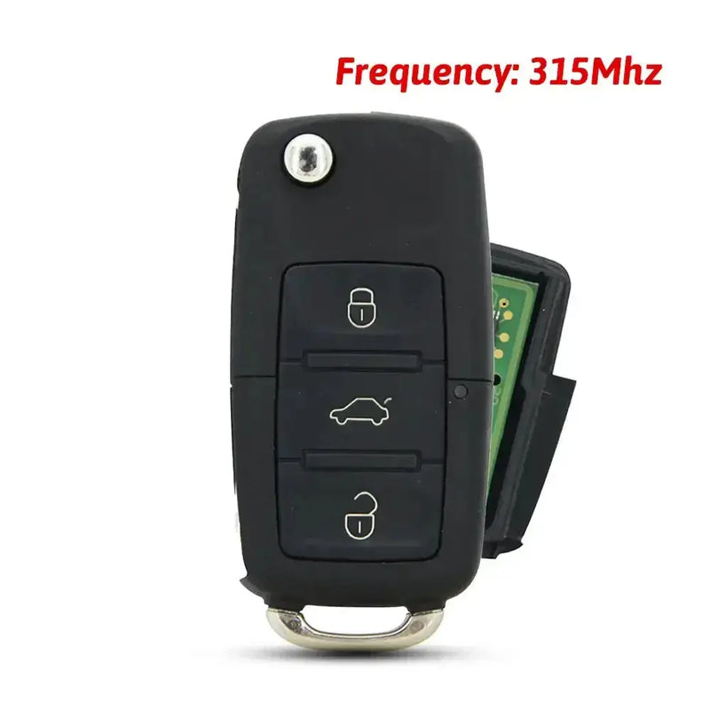 Habicare 3-Button Remote Car Key 315MHz ID48 HU66 for VW Passat, Golf, Jetta & Skoda (2001+) 3-Button Remote Car Key 315MHz ID48 HU66 for VW Passat, Golf, Jetta & Skoda (2001+)