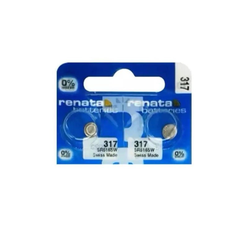 Watch Batteries for Renata 317 / SR516SW (2 Pack) by That Watch Shop