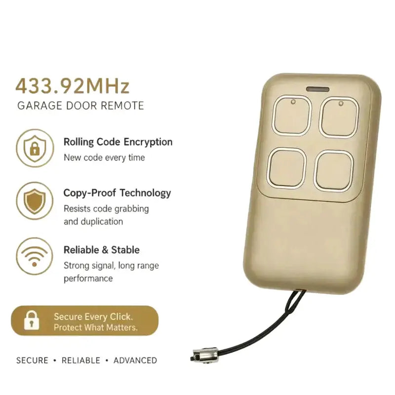 B&D Tritran TB5/TB6/TB7 433MHz Garage Door Remote by Habicare