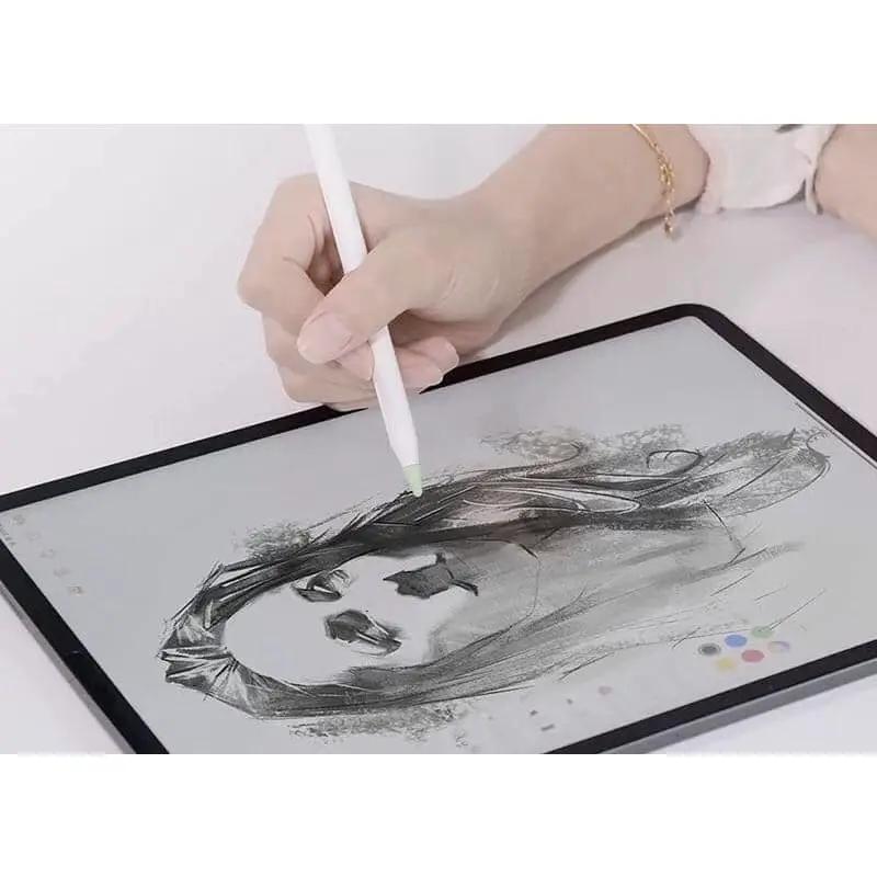 Replacement Apple Pencil Tip Cover 8 Pack (1st & 2nd Generation) (White) by 9eight5