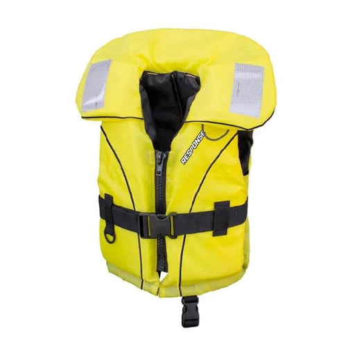 Response P100 Small Child 12-25Kg Yellow life jacket with hi-visibility color and safety features.