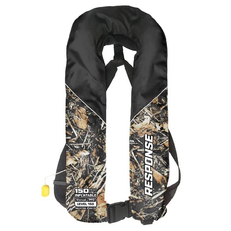 Response Life Jackets Vests Response Manual Inflatable Adult Camo