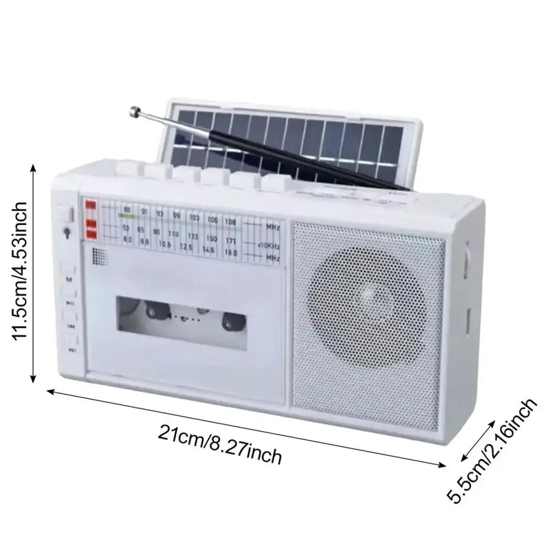 Retro Cassette Player with SD Card & Radio by Habicare