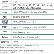 Retro Handheld Game Console 3.5" – 128GB (different colours and storage available) by Habicare