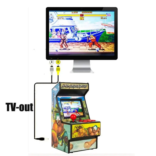 Retro Mini 16-Bit Handheld Game Console – 156 Built-in Games (5 colours available) by Habicare