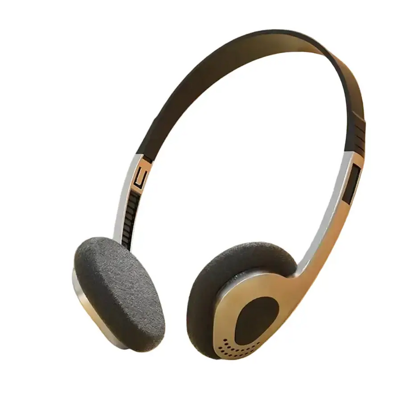 Habicare Retro Wired Walkman-Style Over-Ear Headphones Retro Wired Walkman-Style Over-Ear Headphones