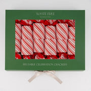 Waste Free Celebrations Christmas Crackers Candy Cane (6 Reusable Crackers) Candy Cane (6 Reusable Crackers)