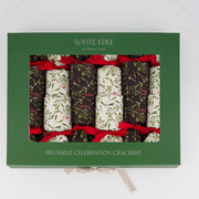 Waste Free Celebrations Christmas Crackers Mistletoe (6 Reusable Crackers) Mistletoe (6 Reusable Crackers)