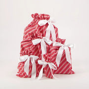 Waste Free Celebrations Fabric Gift Bags Candy Cane (Reusable Gift Bag Set) Candy Cane (Reusable Gift Bag Set)