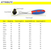 Reversible Ratchet Allen Key Wrench – 4mm to 17mm (available in various sizes) by Habicare