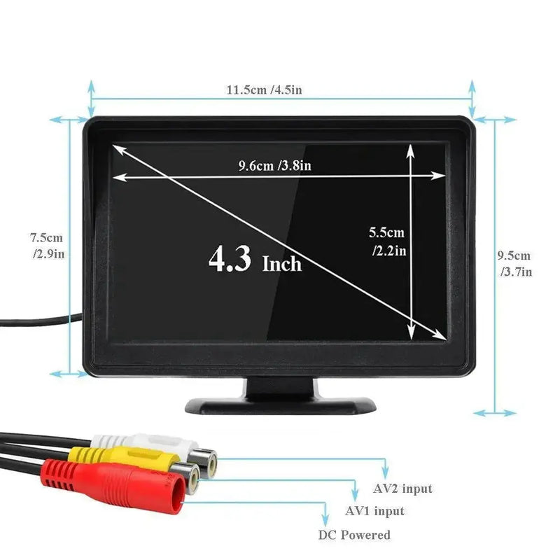 Reversing Camera - 4.3" (5 various types available) by Habicare