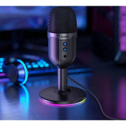 techplus RGB Desktop Omni-Directional Microphone with One-Key Mute (L25) L25 RGB Desktop Microphone With One Key Mute TechPlus
