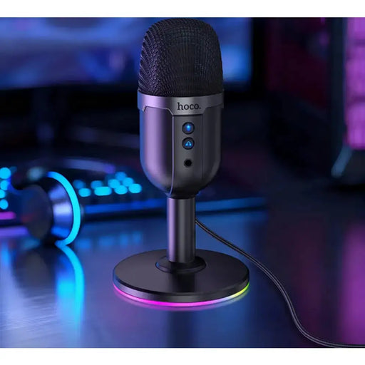 techplus RGB Desktop Omni-Directional Microphone with One-Key Mute (L25) L25 RGB Desktop Microphone With One Key Mute TechPlus
