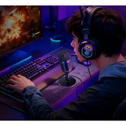 techplus RGB Desktop Omni-Directional Microphone with One-Key Mute (L25) L25 RGB Desktop Microphone With One Key Mute TechPlus