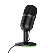 techplus RGB Desktop Omni-Directional Microphone with One-Key Mute (L25) L25 RGB Desktop Microphone With One Key Mute TechPlus