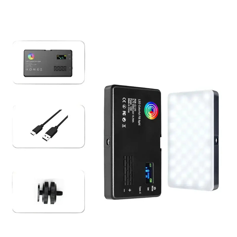 RGB LED Camera Light Panel for Vlog & DSLR by Habicare