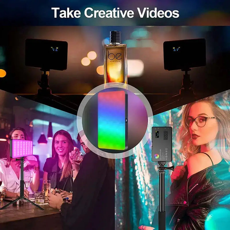 RGB LED Camera Light Panel for Vlog & DSLR by Habicare