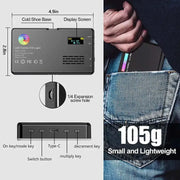 RGB LED Camera Light Panel for Vlog & DSLR by Habicare