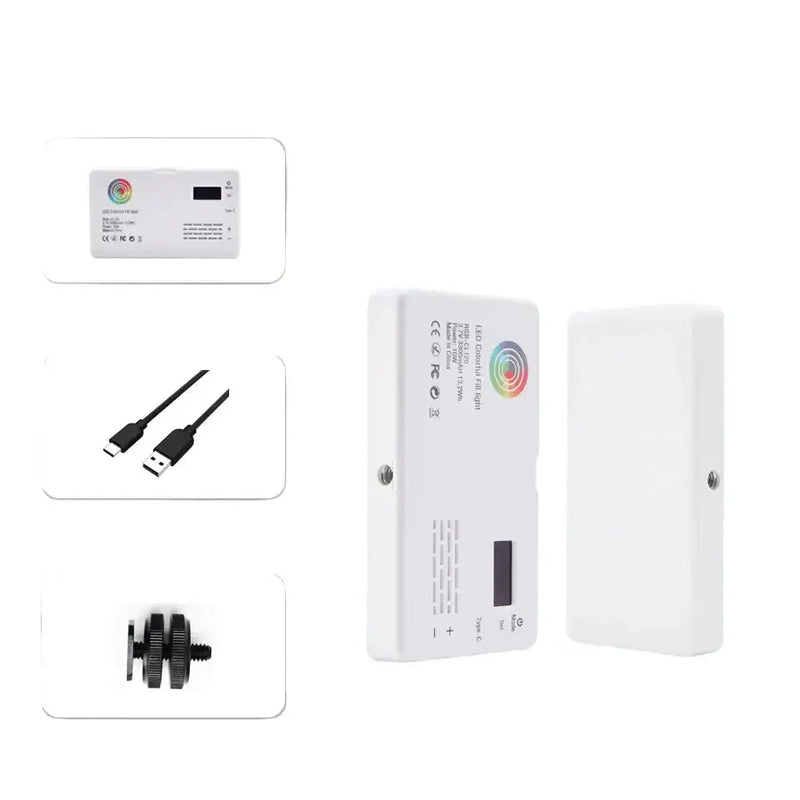 RGB LED Camera Light Panel for Vlog & DSLR by Habicare