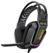 RGB Wired Gaming Headset – Over-Ear, HIFI Stereo with Mic (available in 3 colours) by Habicare