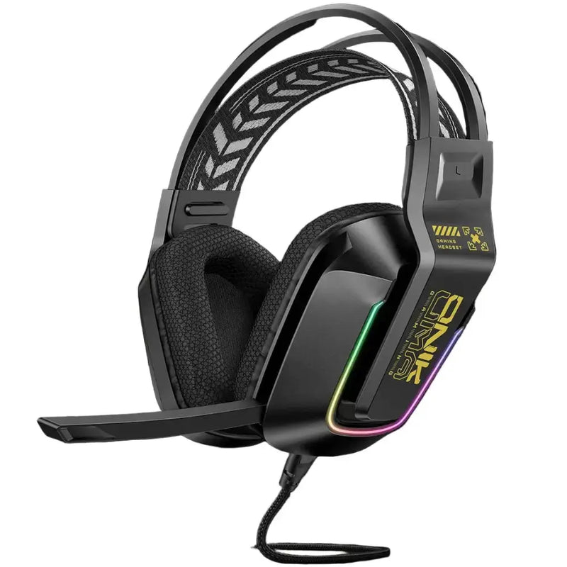 RGB Wired Gaming Headset – Over-Ear, HIFI Stereo with Mic (available in 3 colours) by Habicare