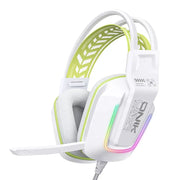 RGB Wired Gaming Headset – Over-Ear, HIFI Stereo with Mic (available in 3 colours) by Habicare