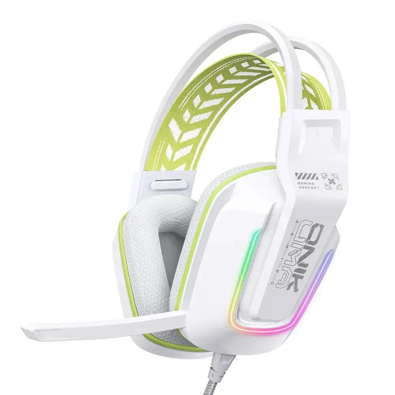 RGB Wired Gaming Headset – Over-Ear, HIFI Stereo with Mic (available in 3 colours) by Habicare