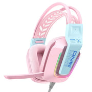 RGB Wired Gaming Headset – Over-Ear, HIFI Stereo with Mic (available in 3 colours) by Habicare