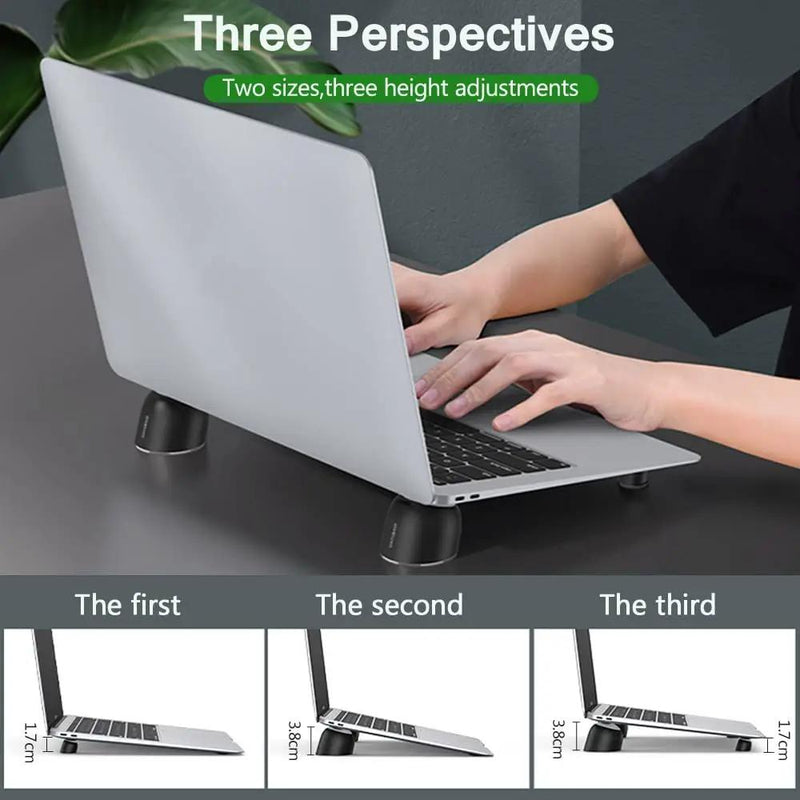 Laptop Stand Holder Pad Magnetic Tilting Holder Foot for MacBook Computer by salelink.co.nz