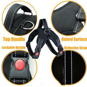 Dog Harness Pet Puppy Large Dog Vest Adjustable Pad M Size by salelink.co.nz