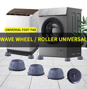 4PCS Anti-Vibration Feet Pads Washing Machine Plastic Mat by salelink.co.nz