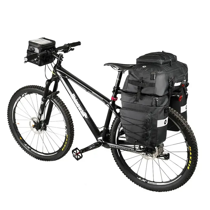Habicare 3-in-1 Bicycle Pannier Bag with Rain Cover 3-in-1 Bicycle Pannier Bag with Rain Cover