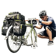 Habicare 3-in-1 Bicycle Pannier Bag with Rain Cover 3-in-1 Bicycle Pannier Bag with Rain Cover