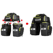 Habicare 3-in-1 Bicycle Pannier Bag with Rain Cover 3-in-1 Bicycle Pannier Bag with Rain Cover
