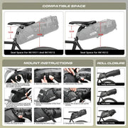 Habicare Waterproof Bike Saddle Bag 5L – 13L Waterproof Bike Saddle Bag 5L – 13L